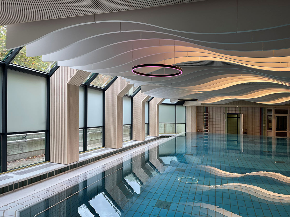 Schwimmbaddecke Klinik Rhoen Bad Kissingen